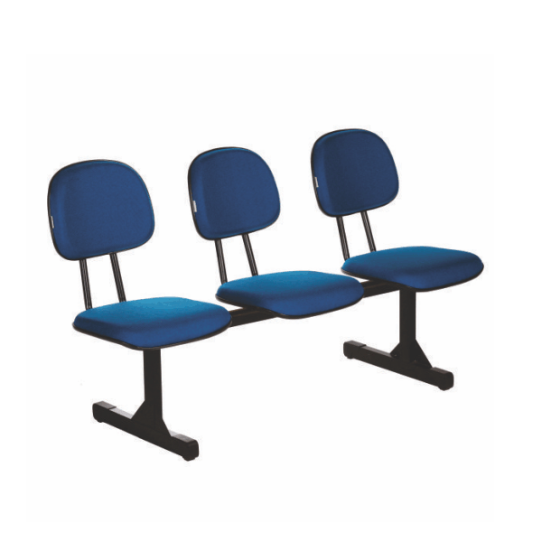 Longarina Secretária 3 lugares