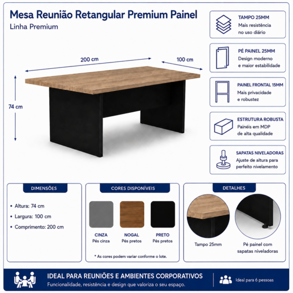 ficha retang painel